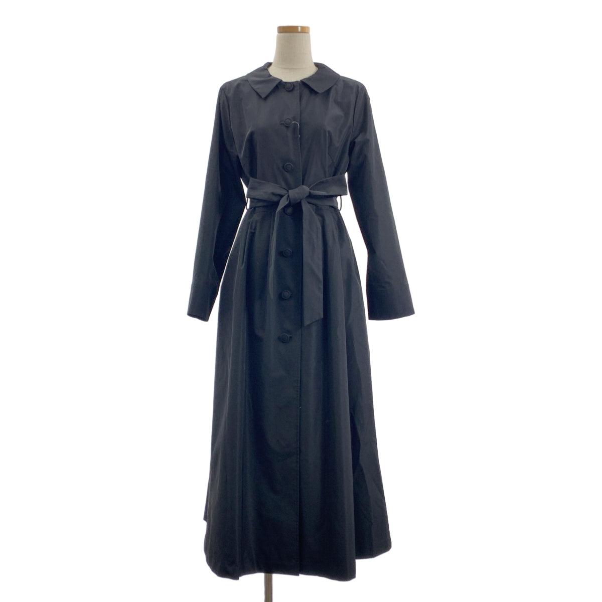 JENNE / 젠느 | 2022AW | 칼라 하이 웨스트 플레어 코트 / 총 안감 | L |