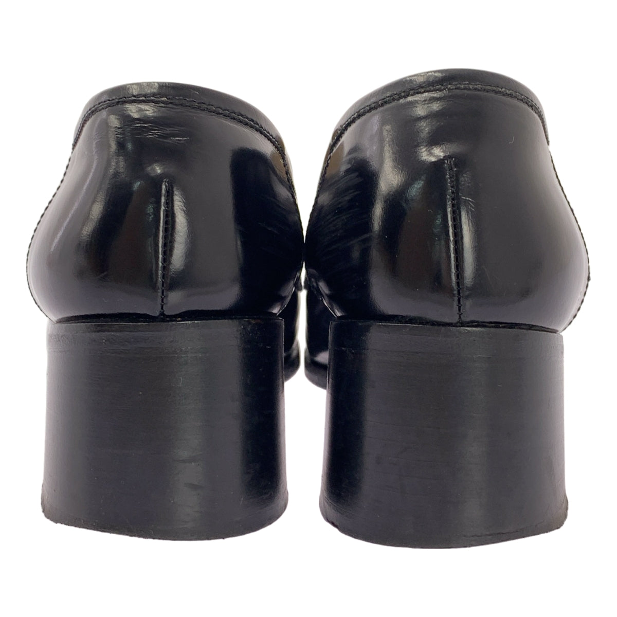 GUCCI / グッチ | 100 0441 レザー ホースビット チャンキーヒール ローファー | 7 | レディース