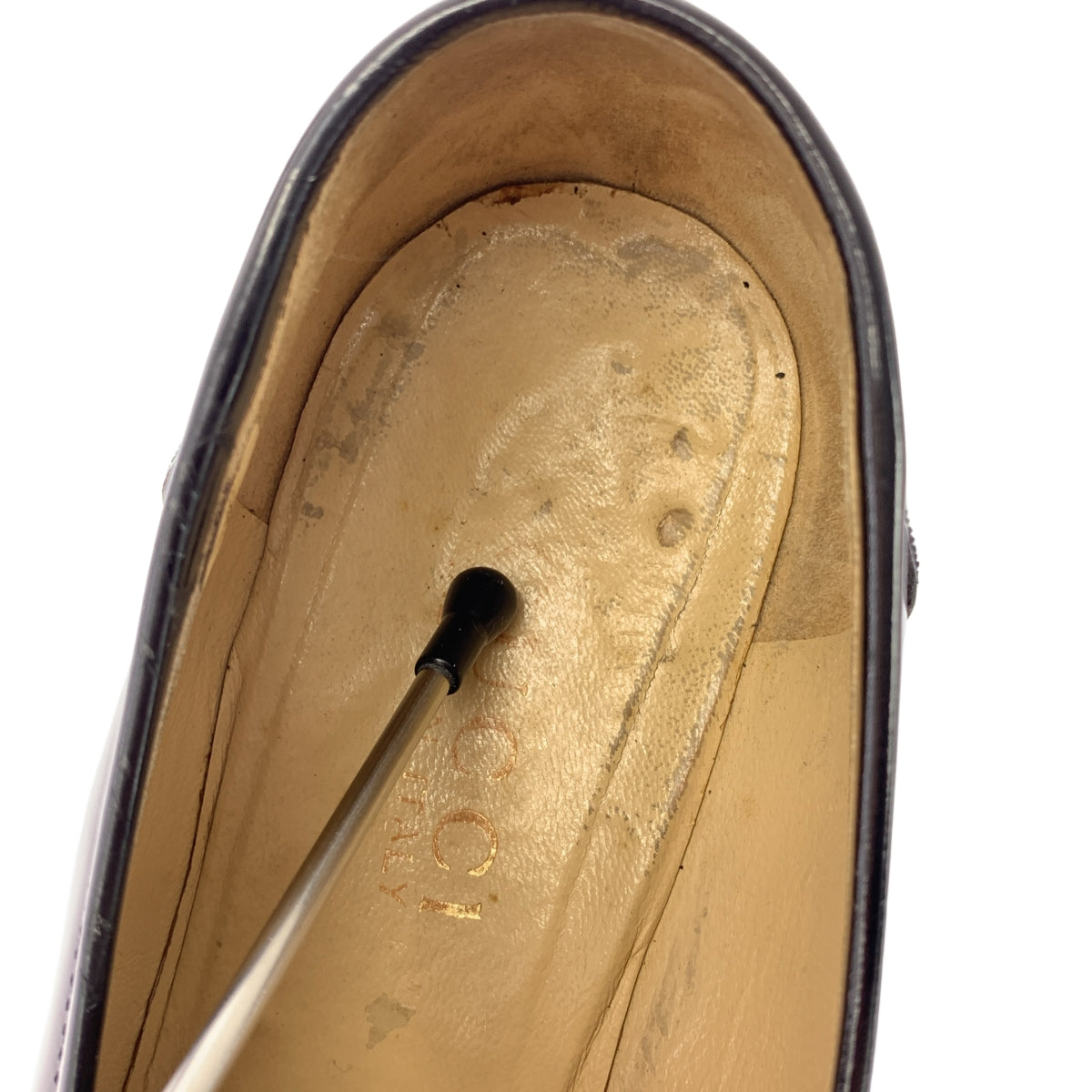 GUCCI / グッチ | 100 0441 レザー ホースビット チャンキーヒール ローファー | 7 | レディース