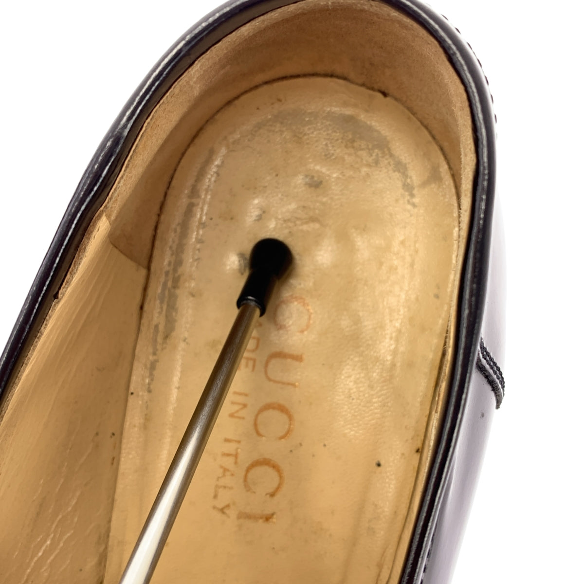 GUCCI / グッチ | 100 0441 レザー ホースビット チャンキーヒール ローファー | 7 | レディース