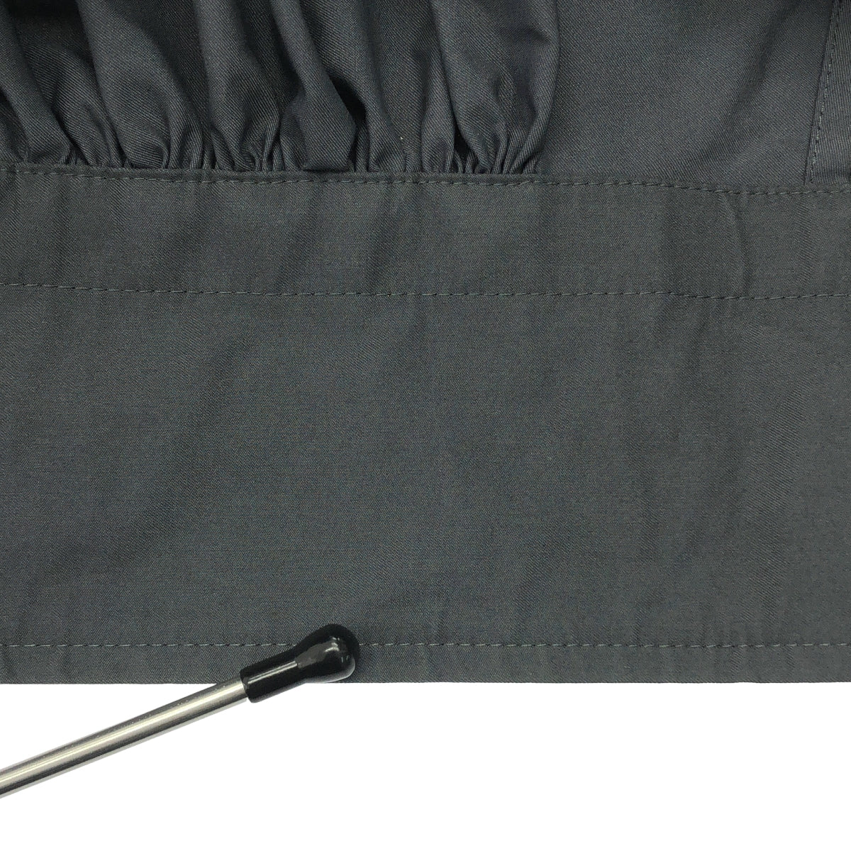 HYKE / ハイク | T/C GATHERED DRESS ギャザー ドレス ワンピース | 2 | グレー | レディース