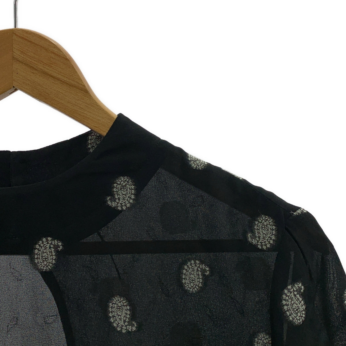 Mame Kurogouchi / マメクロゴウチ | Paisley Jacquard Top ペイズリー ブラウス シャツ | 2 | レディース