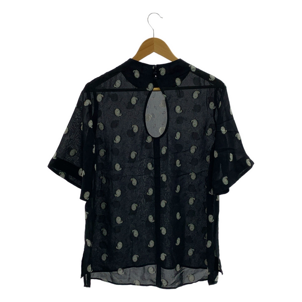 Mame Kurogouchi / マメクロゴウチ | Paisley Jacquard Top ペイズリー ブラウス シャツ | 2 | レディース