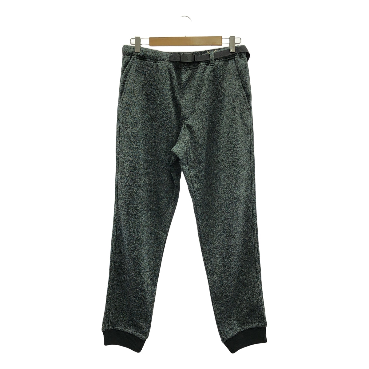 [新品] GRAMICCI / Gramicci | 黏合針織抓絨窄羅紋褲 | L | 炭灰色 | 女款