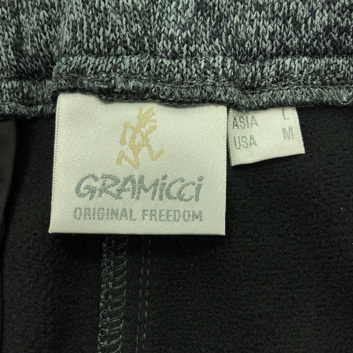 【新品】  GRAMICCI / グラミチ | ボンディングニットフリースナローリブパンツ | L | チャコール | レディース