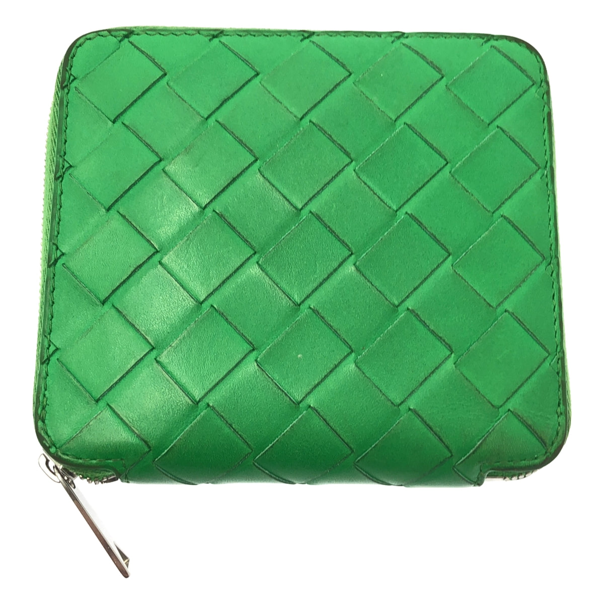 葆蝶家 (Bottega Veneta) Intrecciato 圓形拉鍊錢包 | SHOPBOP