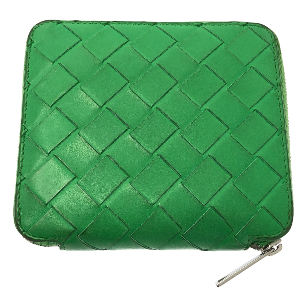 葆蝶家 (Bottega Veneta) Intrecciato 圓形拉鍊錢包 | SHOPBOP