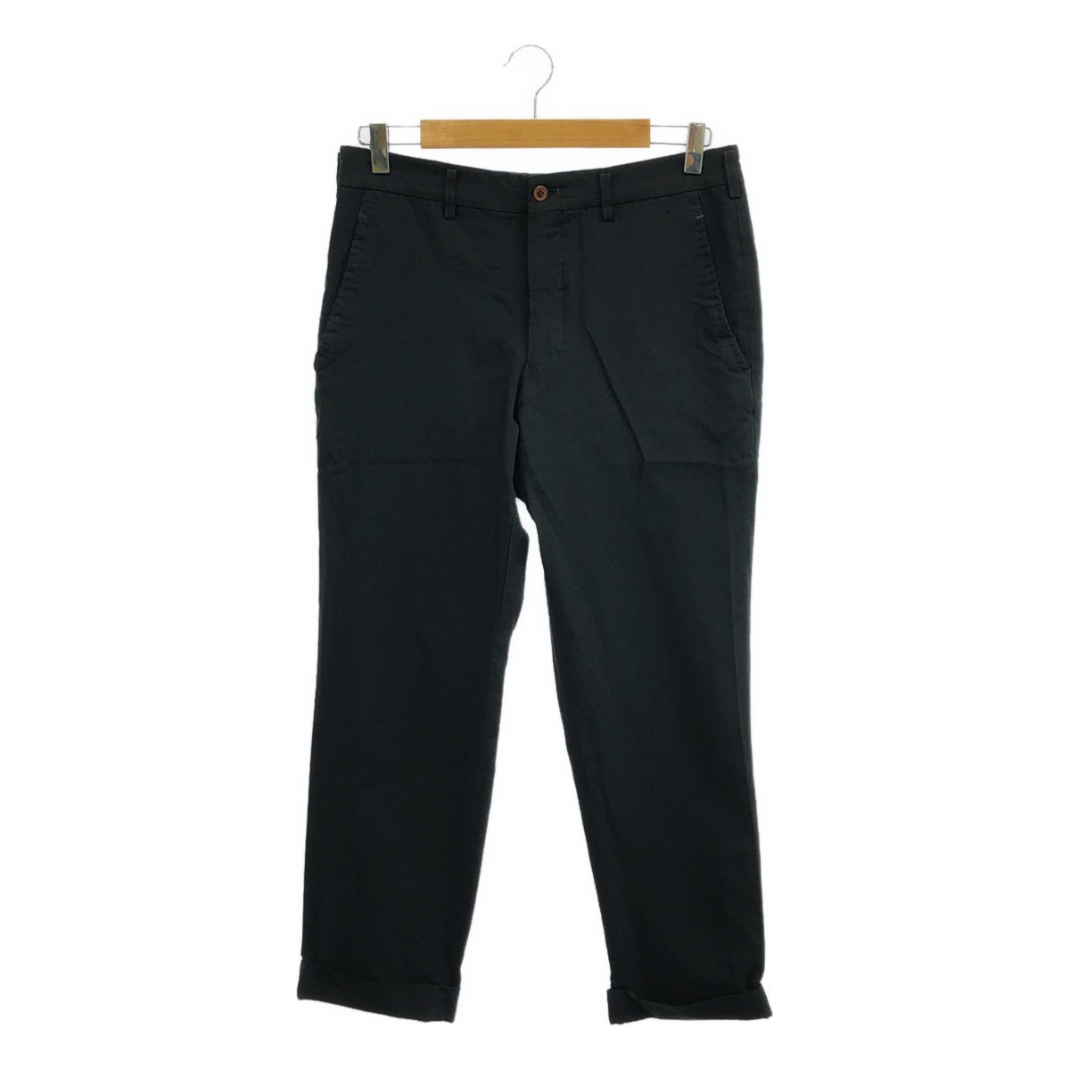 COMME des GARCONS HOMME PLUS / 콤데 갤슨 옴플루스 | 2015SS | 폴리 에스테르 제품 가공 슬랙스 팬츠 | S | 블랙 | 남성
