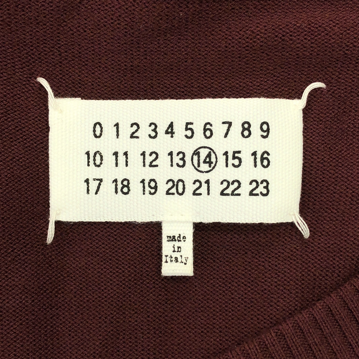 Maison Margiela / メゾンマルジェラ | 2016AW | ウール Vネック エルボーパッチ ニット | L | メンズ