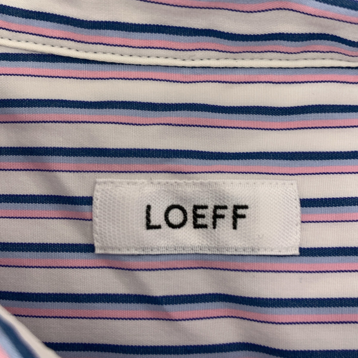 LOEFF / ロエフ | コットン ストライプ ブロード シャツドレス | 0 | レディース