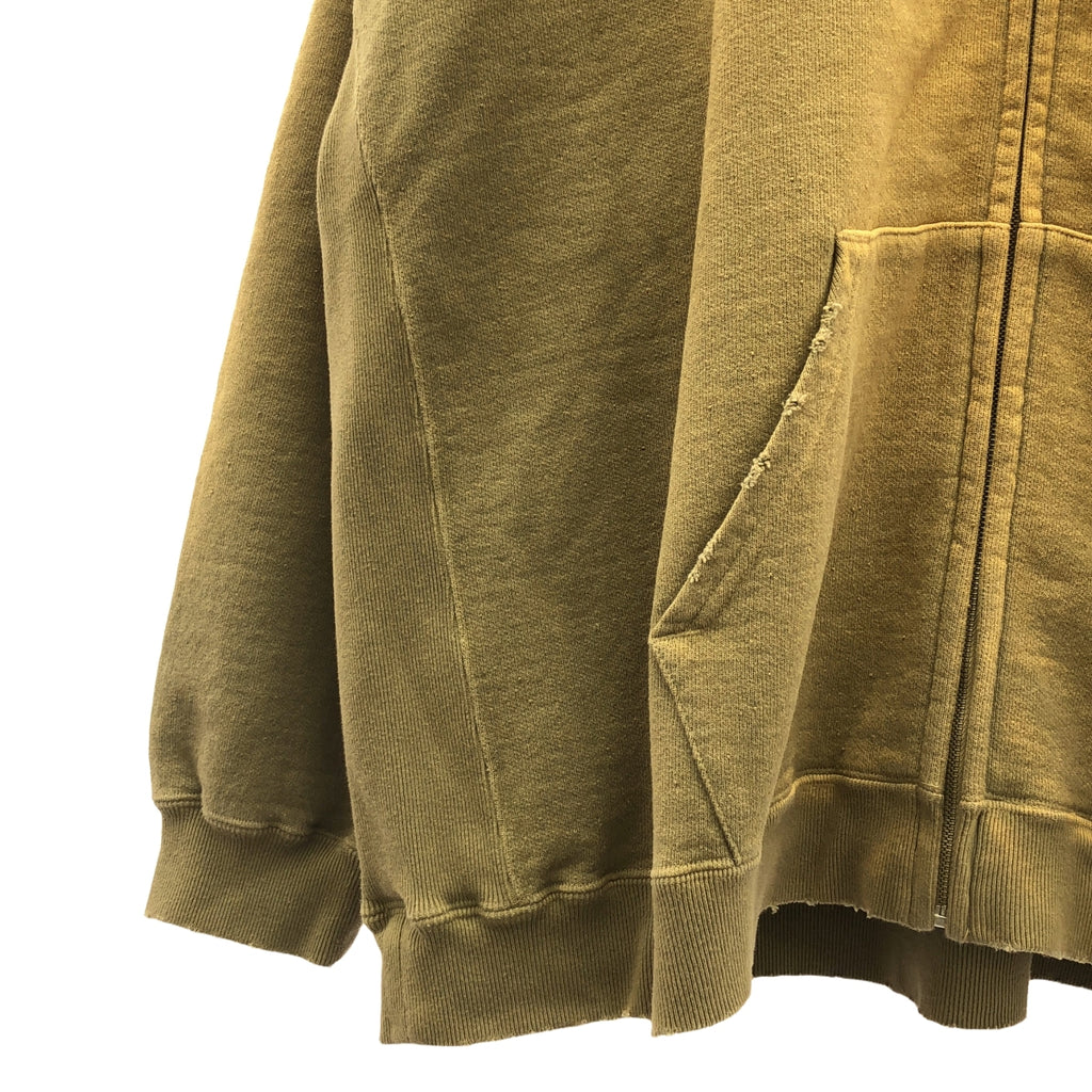DAIRIKU / ダイリク | 2024AW | Waterproof Sunburn Hoodie ウォータープルーフ サンバーン ジップパーカー | L | VINTAGE KHAKI / ヴィンテージカーキ | メンズ