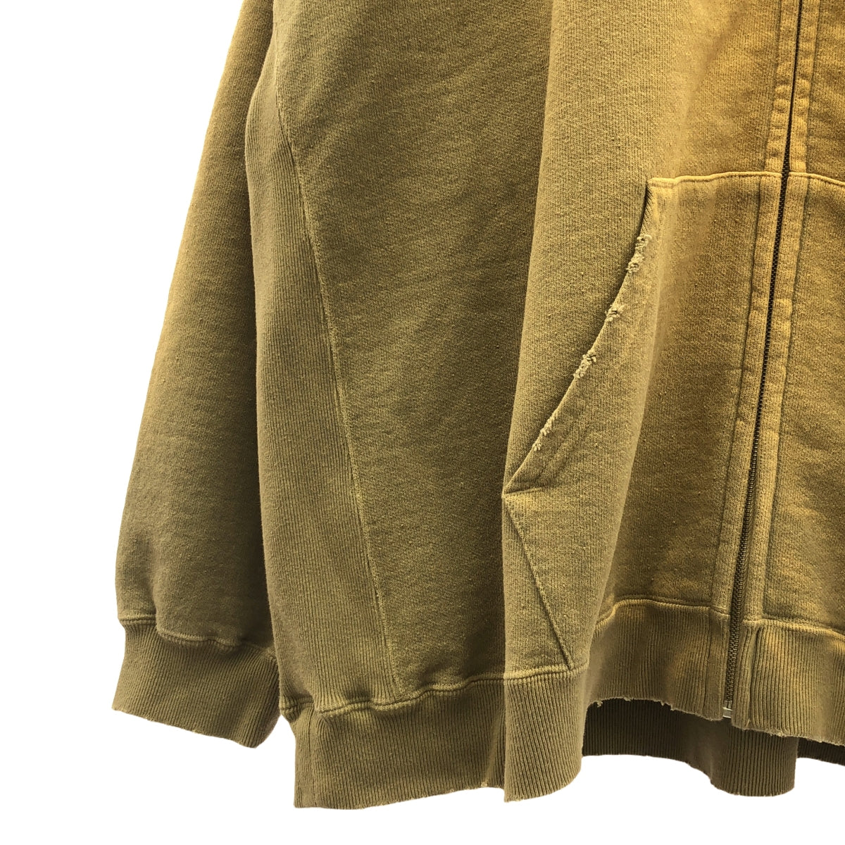 DAIRIKU / ダイリク | 2024AW | Waterproof Sunburn Hoodie ウォータープルーフ サンバーン ジップパーカー | L | VINTAGE KHAKI / ヴィンテージカーキ | メンズ