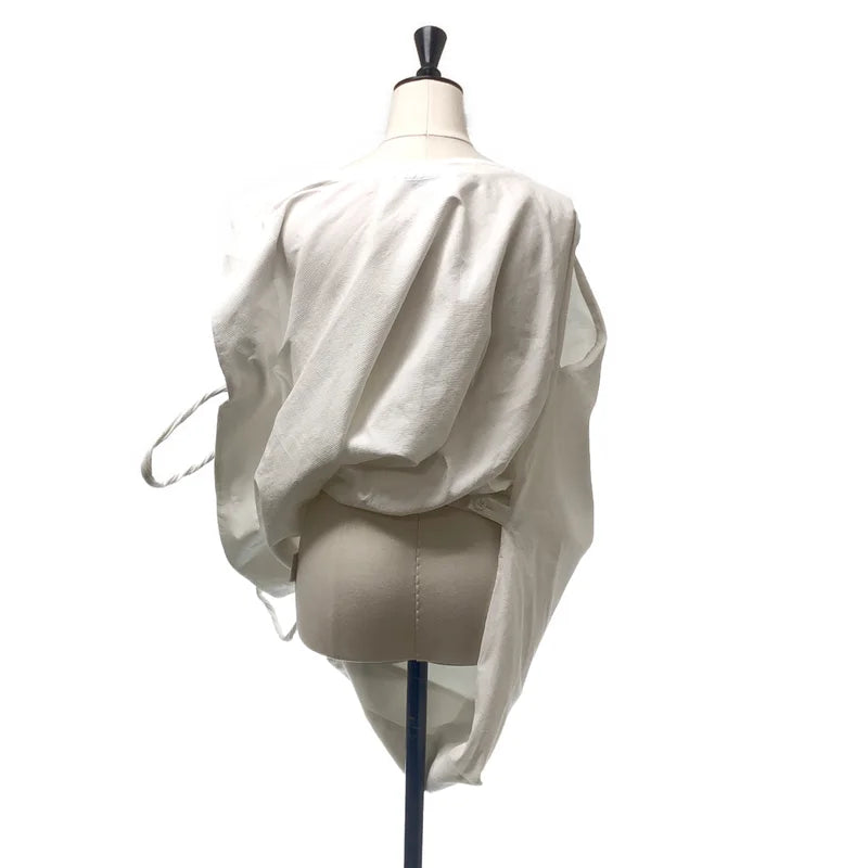 ISSEY MIYAKE / イッセイミヤケ | 2025AW | Paper Bag ペーパーバッグ 変形 ブラウス トップス | 2 | レディース