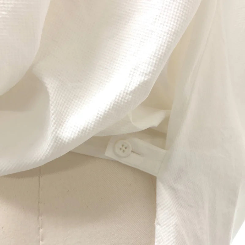 ISSEY MIYAKE / イッセイミヤケ | 2025AW | Paper Bag ペーパーバッグ 変形 ブラウス トップス | 2 | レディース