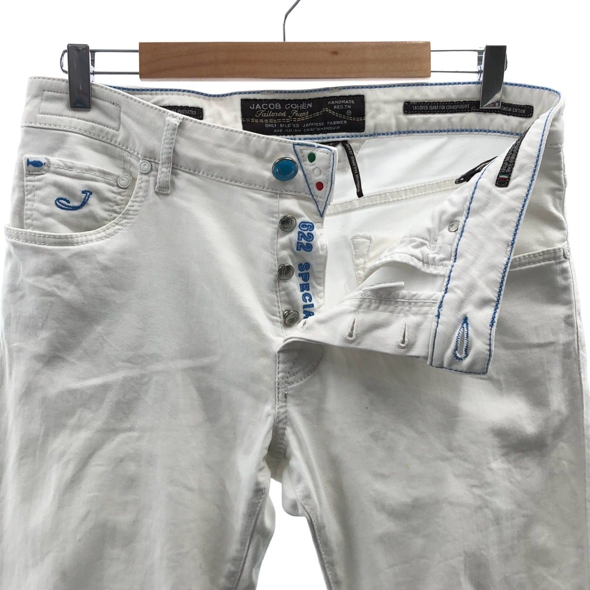 JACOB COHEN | Logo 貼片彈性褲 | 尺寸 34 | 男士