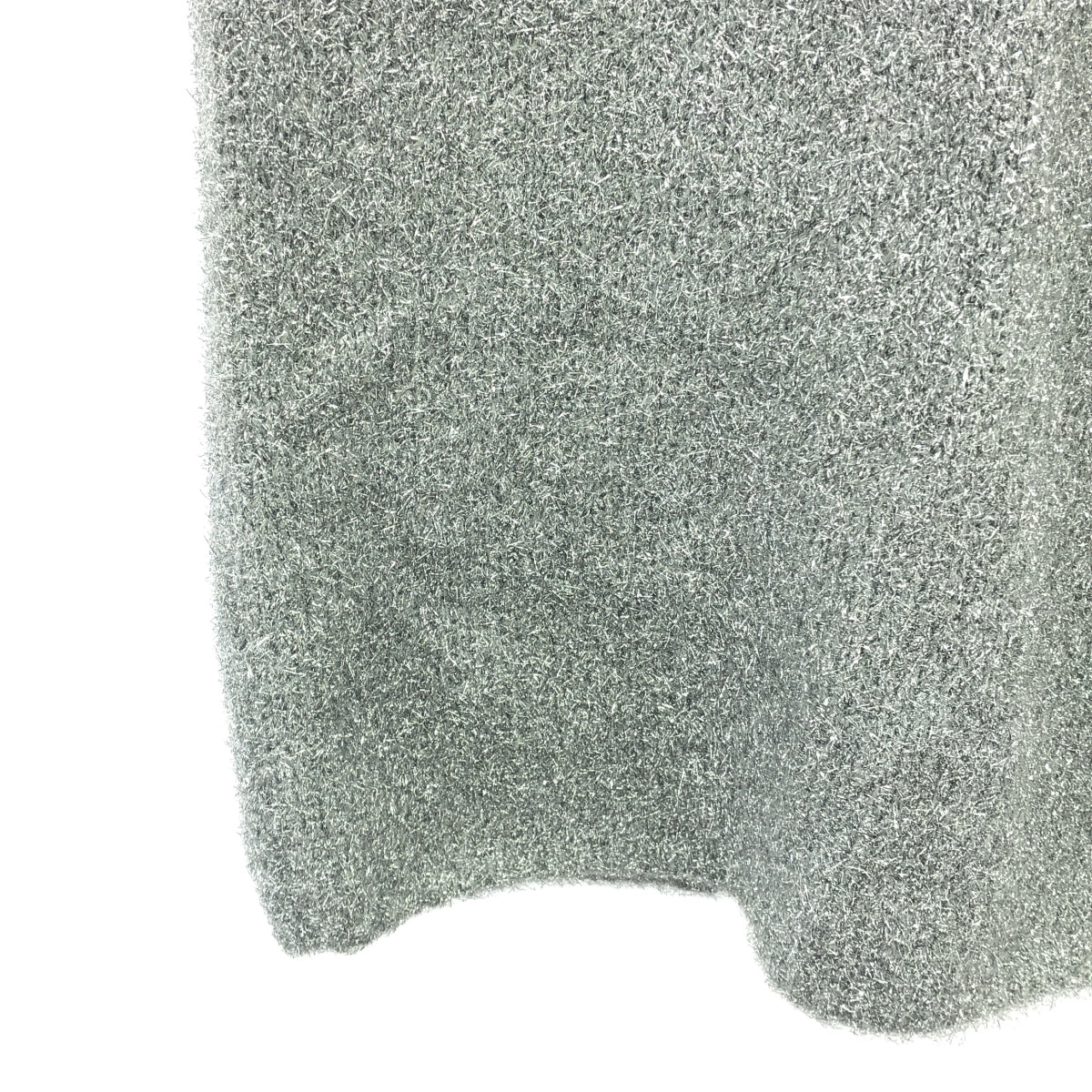 【美品】  CURRENTAGE / カレンテージ | Lame Straight Skirt  / ラメ ストレート スカート | 1 | シルバー | レディース