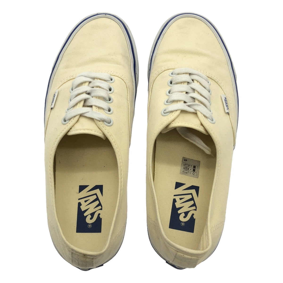 VANS / 반즈 | Authentic / 507452 오센틱 스니커즈 | 26.5 | 오프 화이트 계열 | 남성