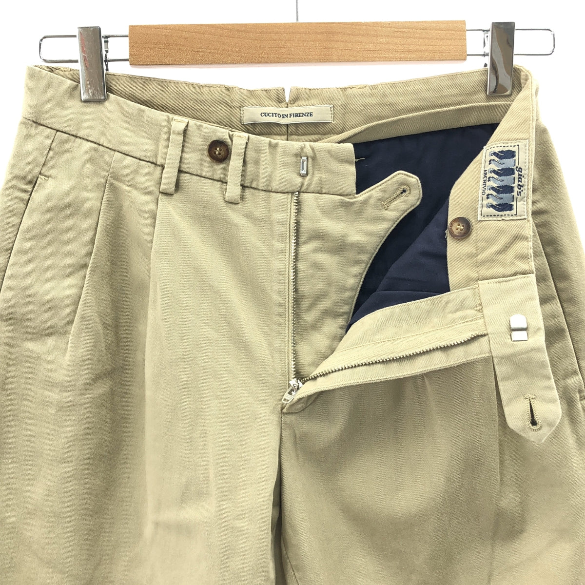 giab's ARCHIVIO / 잽스 아르키비오 | 2 탁 스트레치 치노 팬츠 | 42 | 베이지 | 남성