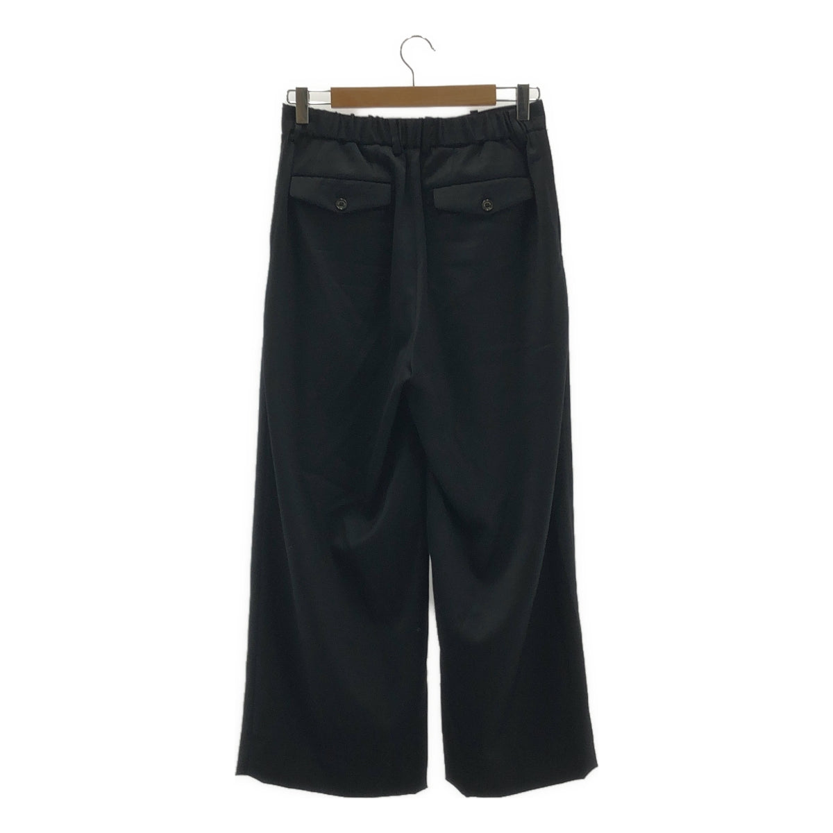 MARKAWARE / 마카웨어 | CASHMERE SATIN TRIPLE PLEATED WIDE TROUSERS 캐시미어 새틴 트리플 플리츠 와이드 팬츠 | 1 | 남성