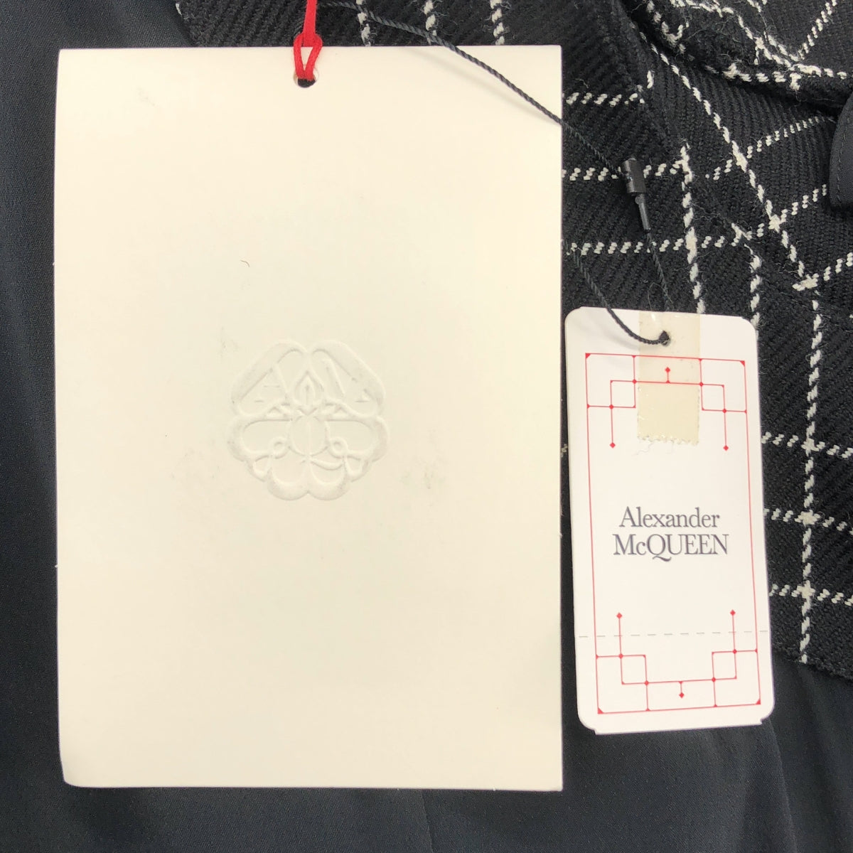 【美品】  ALEXANDER MCQUEEN / アレキサンダーマックイーン | ボリューム ドレス ワンピース / 総裏地 | 44 | ブラック/ホワイト | レディース