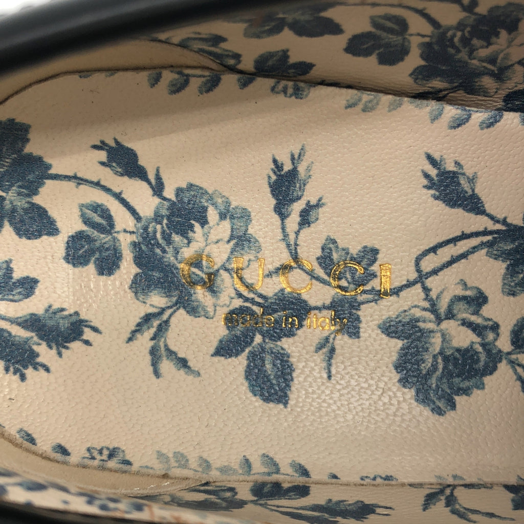 GUCCI / グッチ | レザー Bee 刺しゅう ホースビット ローファー | 35.5 | レディース