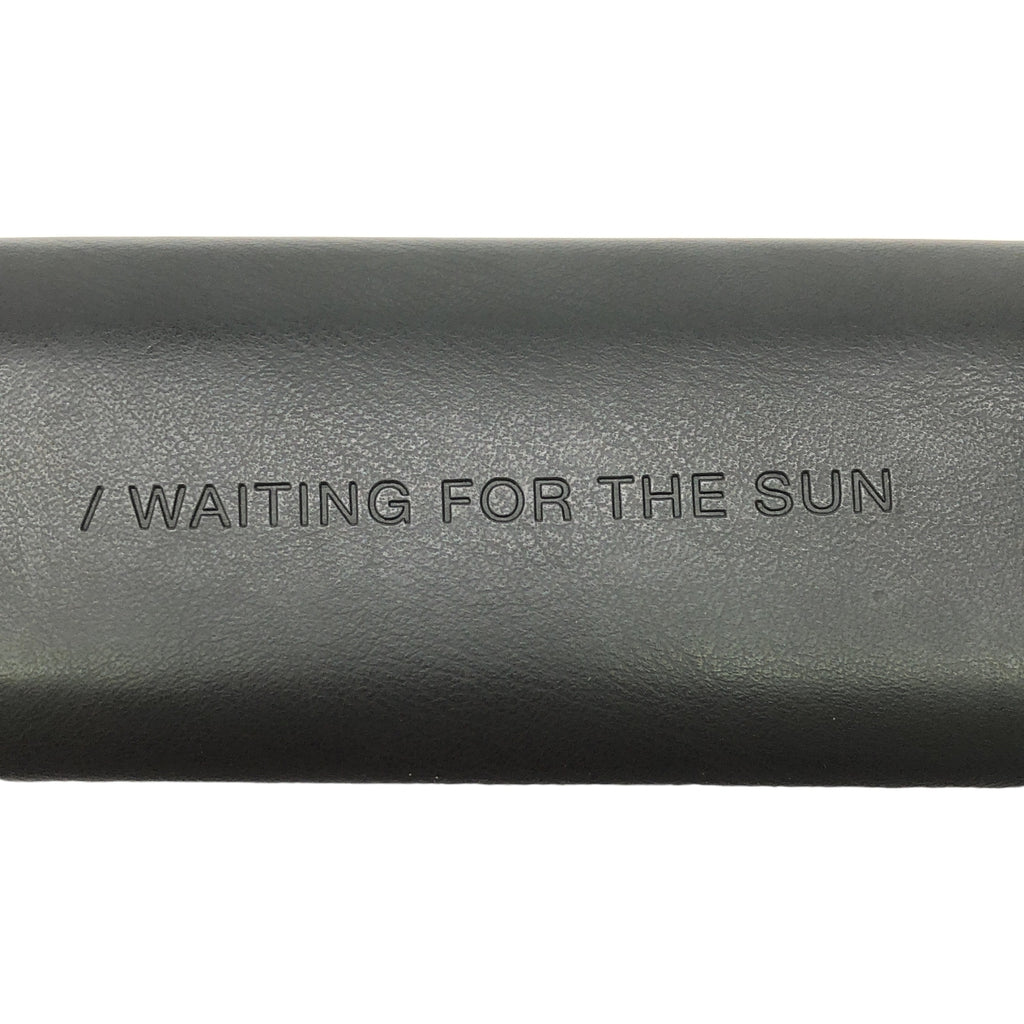 【美品】  WAITING FOR THE SUN / ウェイティングフォーザサン | Browne E6 Green Lens(Asian Fit) / カラーレンズ クリアフレーム サングラス アイウェア メガネ | 54□22 | ブラウン/グリーン | レディース