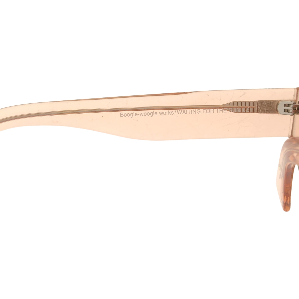 [成色好] 等待陽光 | 棕色 E6 綠色鏡片（亞洲款）/彩色鏡片透明鏡框太陽眼鏡眼鏡 | 54□22 | 棕色/綠色 | 女款