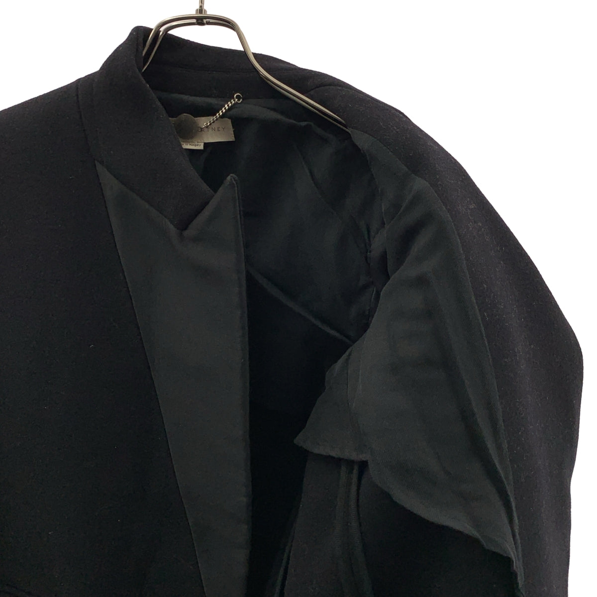 STELLA McCARTNEY / ステラマッカートニー | ウール ブライス シングルコート | 36 | ブラック | レディース