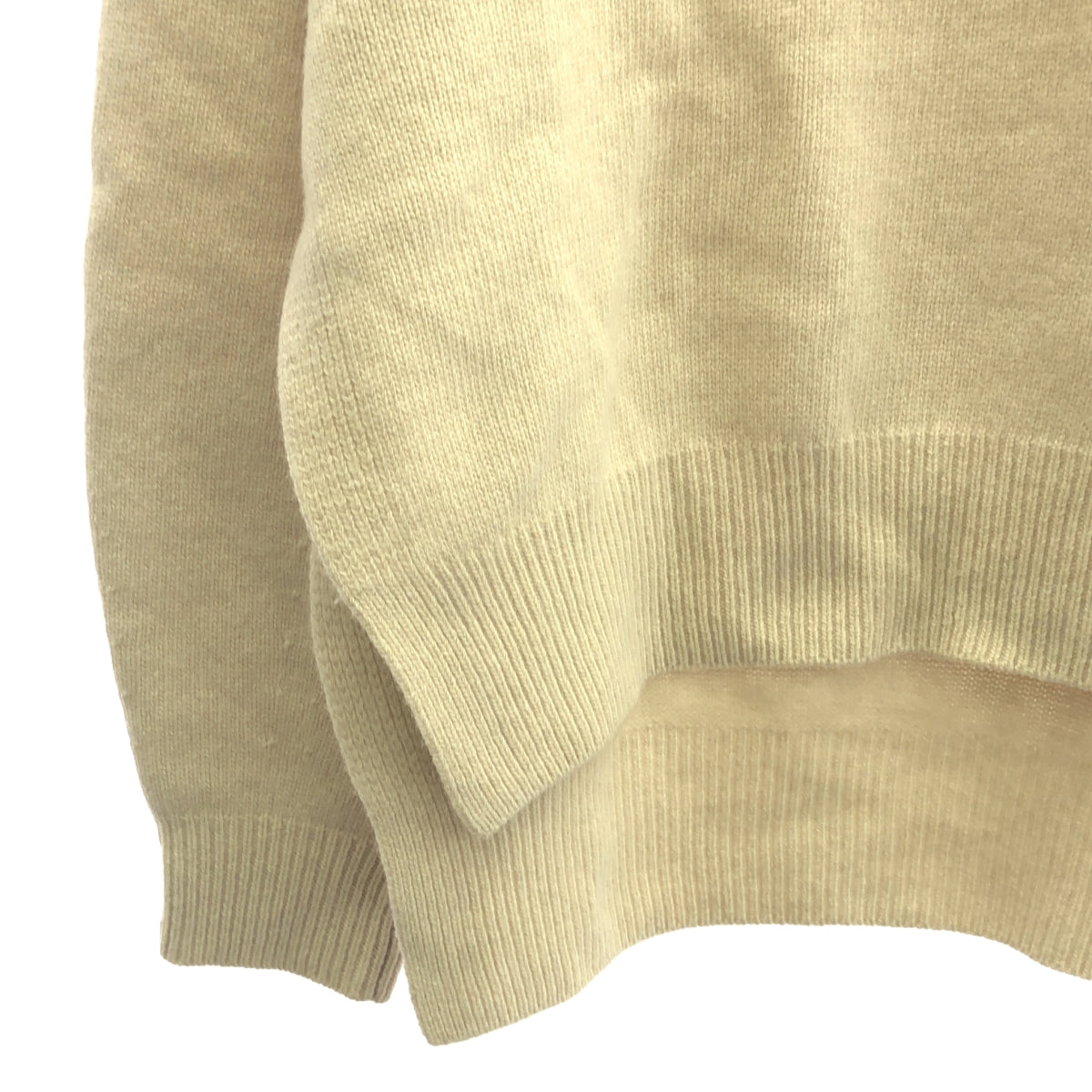 ADAWAS | Ultra Fine High Neck Knit | Size 38 | Ivory | Women's