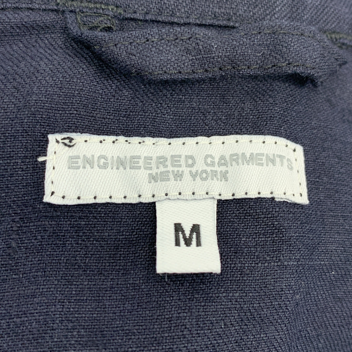 【美品】  Engineered Garments / エンジニアドガーメンツ | D Sum Jacket Linen Twill  リネンツイル ディーサムジャケット | M | ネイビー | メンズ