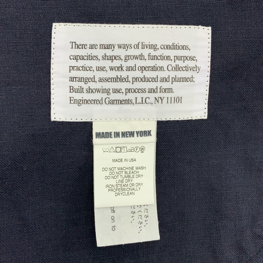 Engineered Garments / 엔지니어드 가멘츠 | D Sum Jacket Linen Twill 린넨 트루 디섬 재킷 | M | 남성