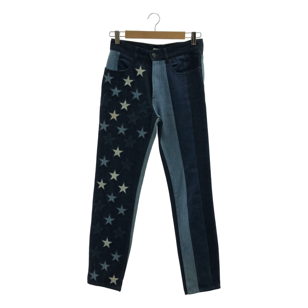 GIVENCHY / 지방시 | 스타 자수 전환 데님 팬츠 | 29 | 인디고 | 남성