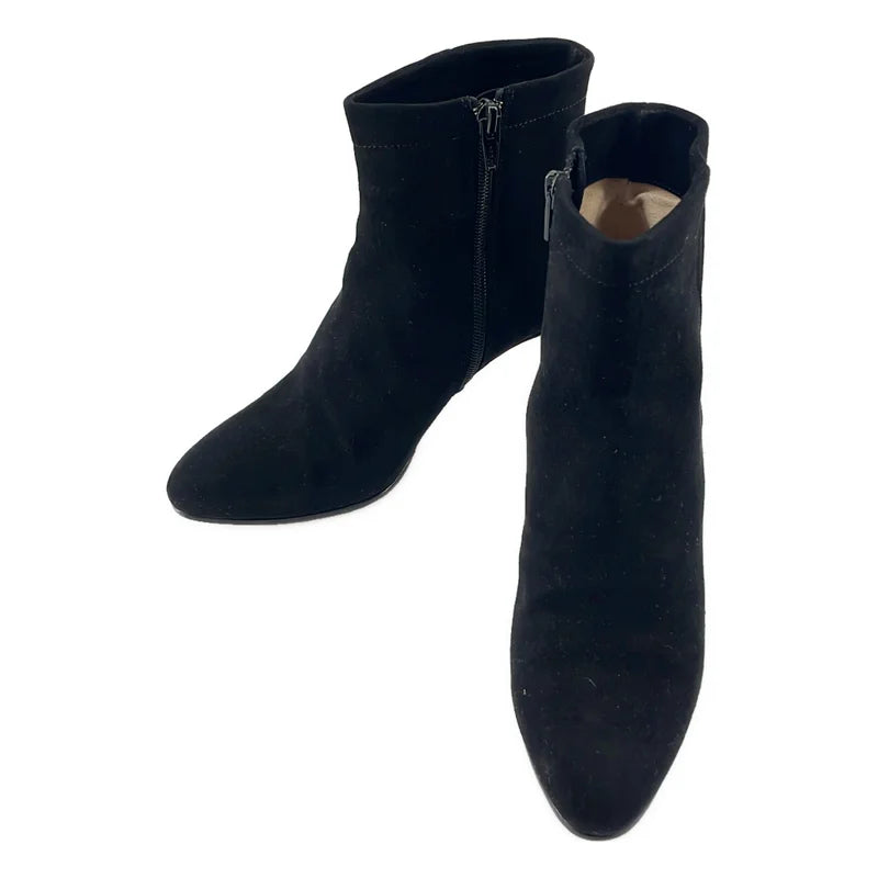 PELLICO / ペリーコ | スエード レザー サイドジップ ヒール ブーティ ショートブーツ | 35 | レディース