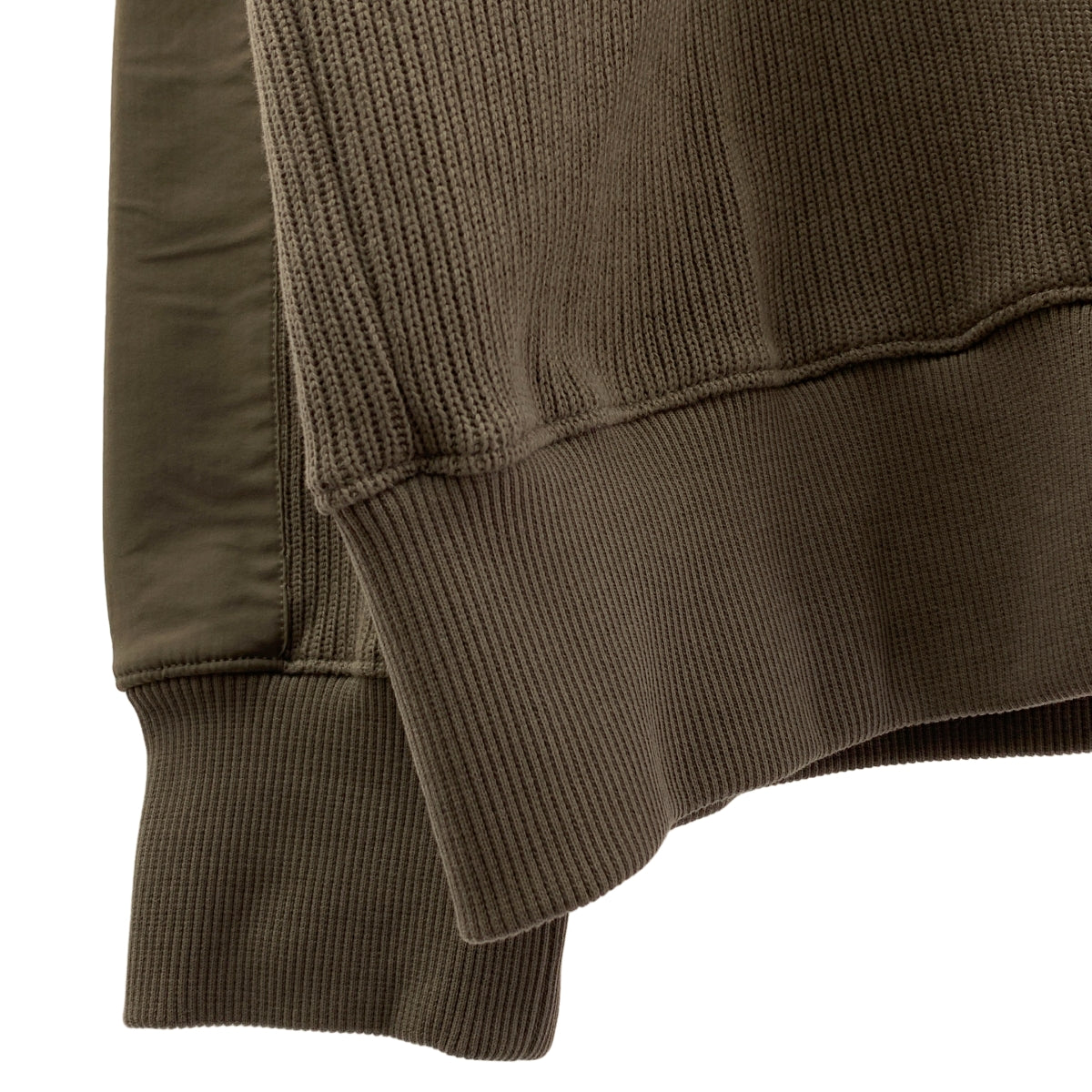 HERNO / ヘルノ | Resort / リゾート ロゴジップ ハイネック ニット プルオーバー | XL | グレー | メンズ