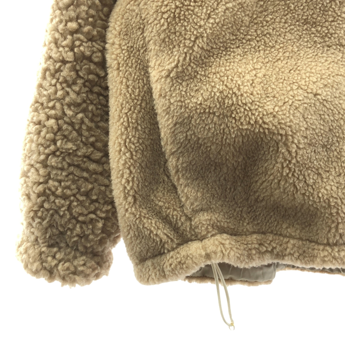 Lisa Conte / 리사콘테 | 카멜퍼 보아 후드 재킷 | 42 | 라이트 브라운 | 여성