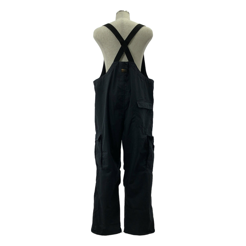 ALPHA INDUSTRIES / アルファインダストリーズ | 2021AW | M-51 カーゴ コットンナイロン オーバーオール | XL | ブラック | メンズ
