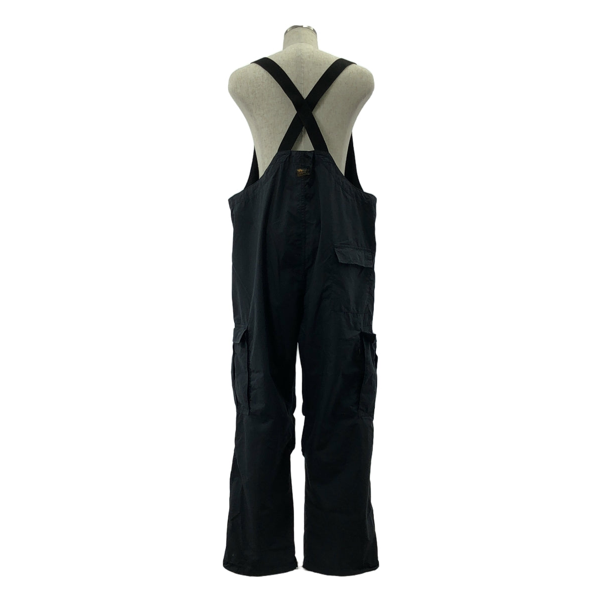 ALPHA INDUSTRIES / アルファインダストリーズ | 2021AW | M-51 カーゴ コットンナイロン オーバーオール | XL | ブラック | メンズ