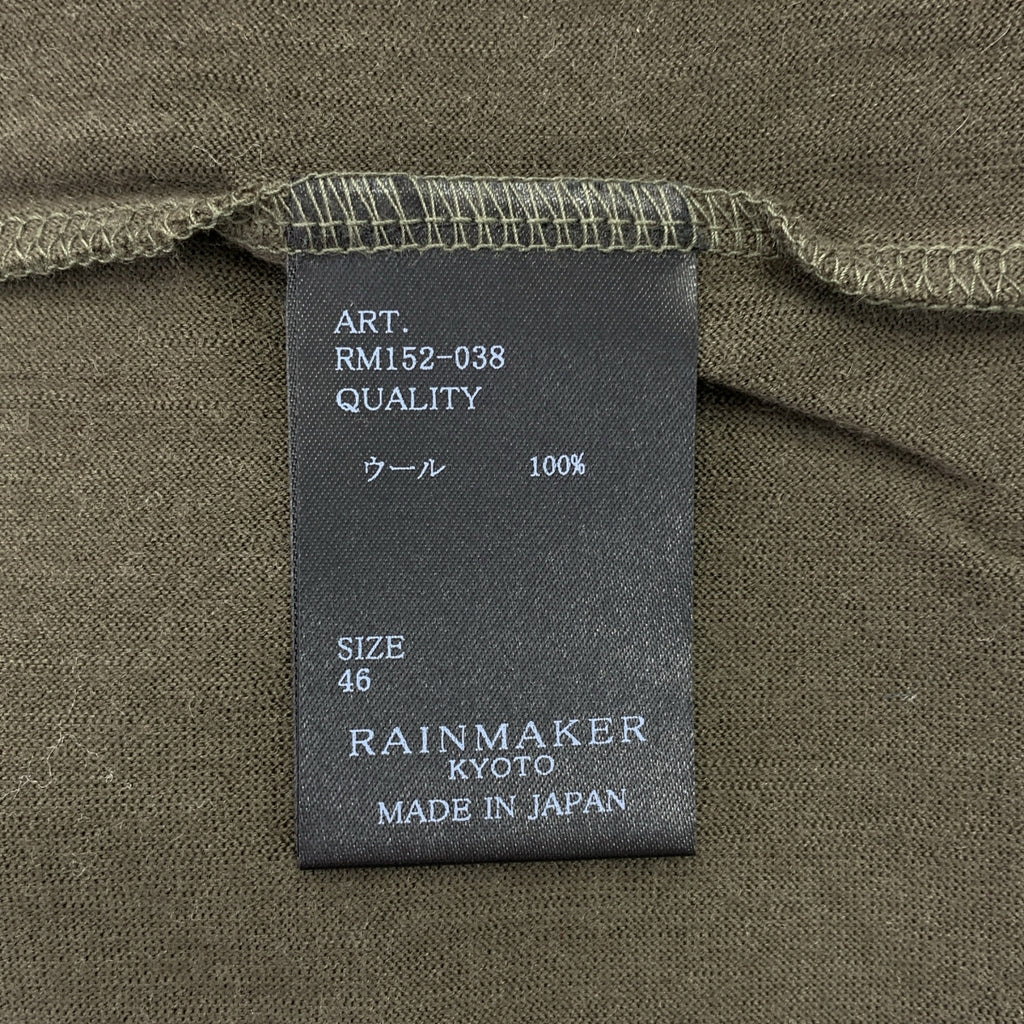 RAINMAKER / 레인 메이커 | 울 키모노 슬리브 터틀넥 니트 컷소우 | 46 | 남성