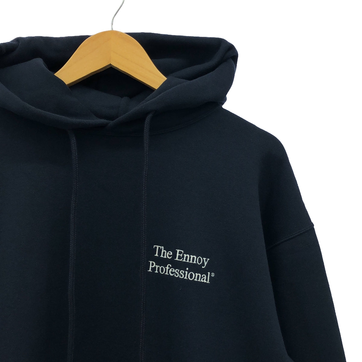 The Ennoy Professional / ザエンノイプロフェッショナル | ロゴ スウェット プルオーバー フーディ | M | ネイビー | メンズ