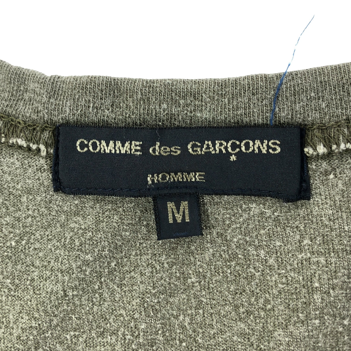 COMME des GARCONS HOMME / コムデギャルソンオム | 2005SS | 製品染め ロゴ プリント クルーネック Tシャツ カットソー | M | メンズ