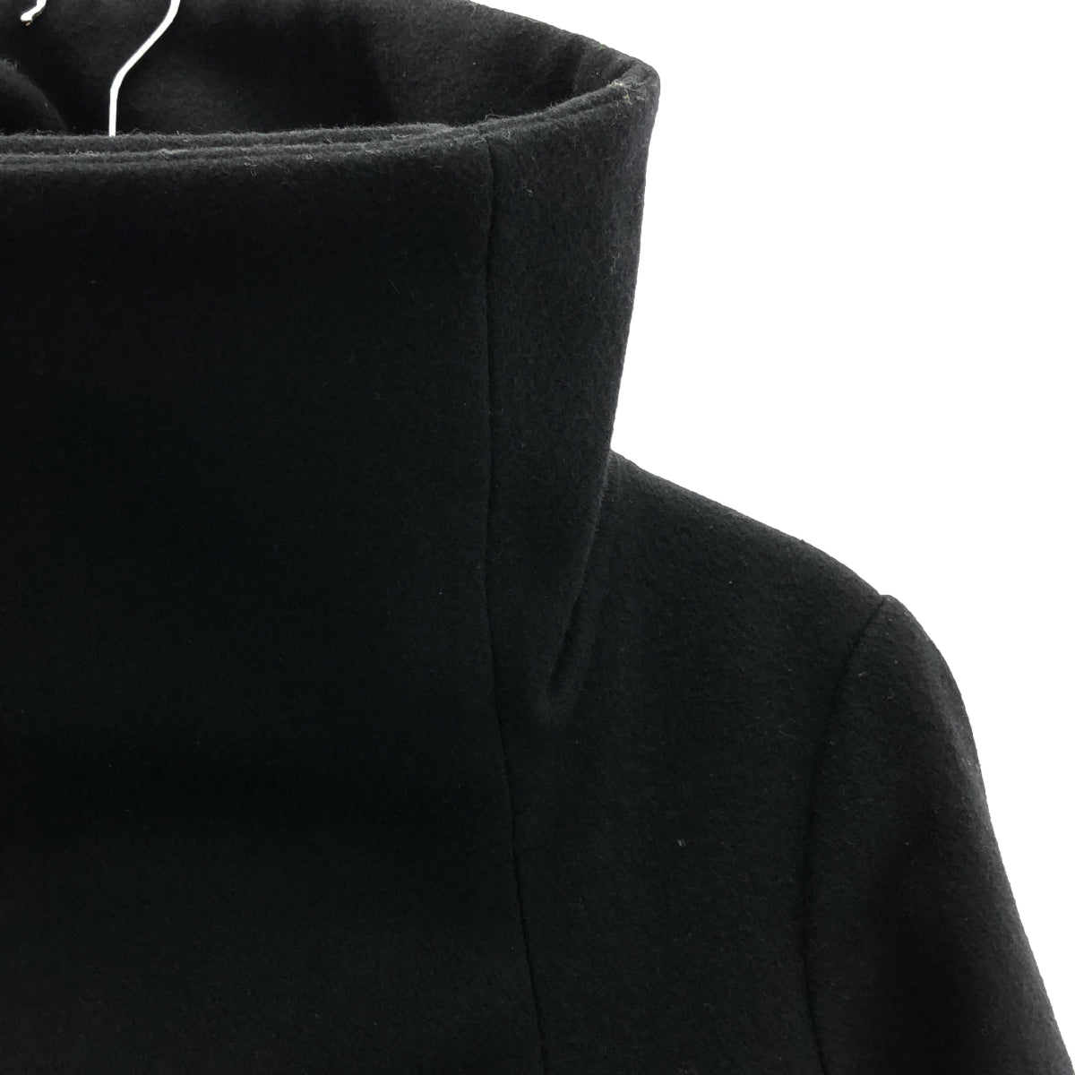 The Viridi-Anne / ザヴィリジアン | high neck melton coat ハイネック メルトンコート | 1 | ブラック | メンズ