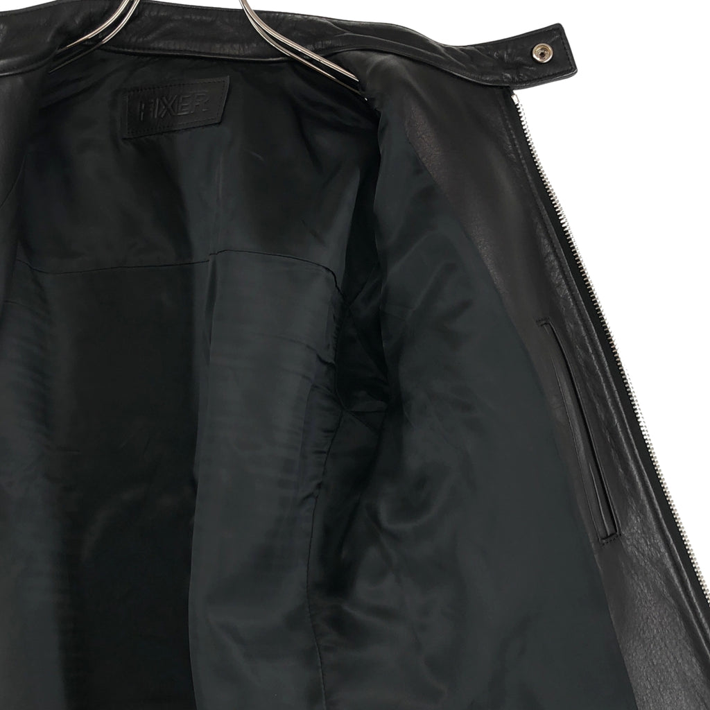 FIXER / フィクサー | F2 / 牛革 カウレザー シングルライダースジャケット / 総裏地 | 44 | メンズ