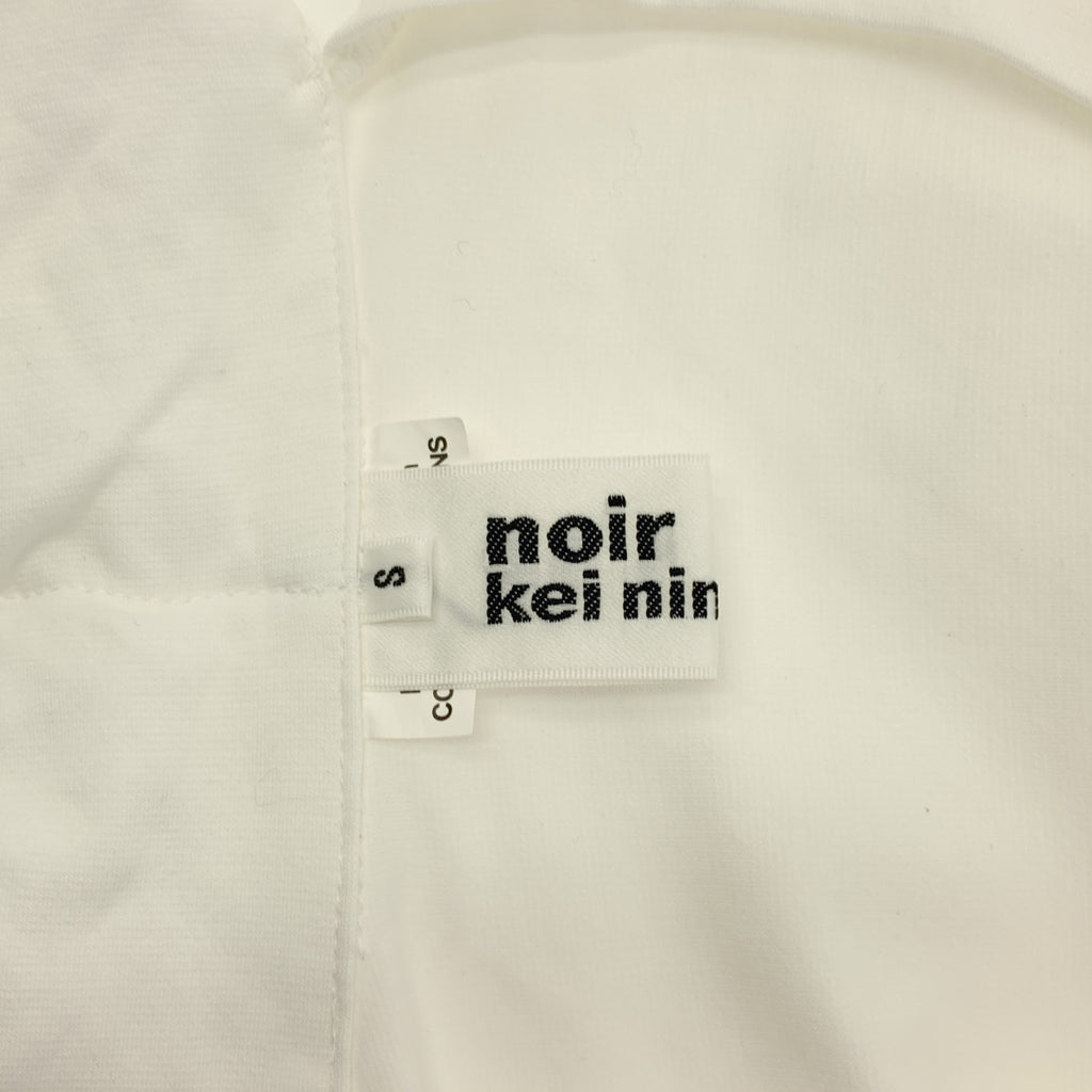noir kei ninomiya / 느와르 케이니노미야 | 2024AW | 코튼 변형 크루넥 컷소우 | S |