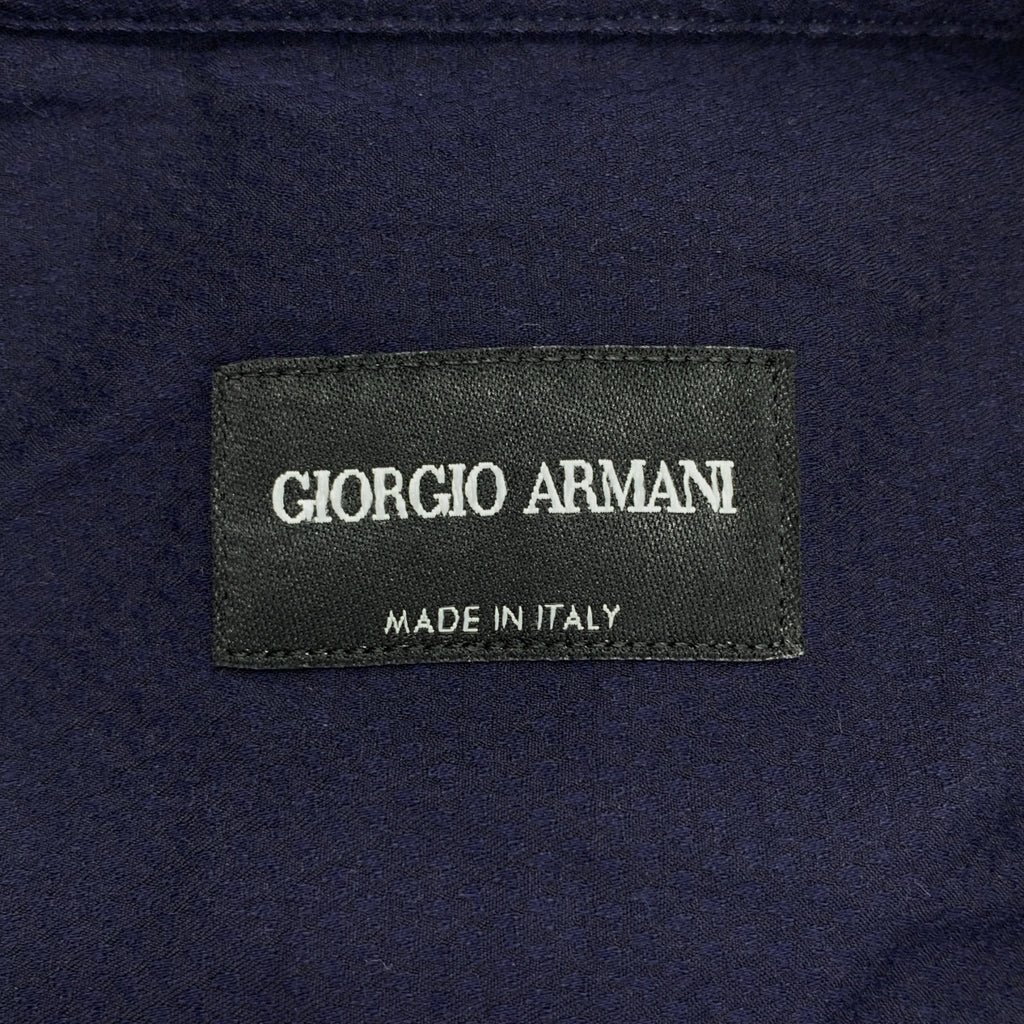 GIORGIO ARMANI / ジョルジオアルマーニ | コットン 総柄 シャツ | 38 | メンズ