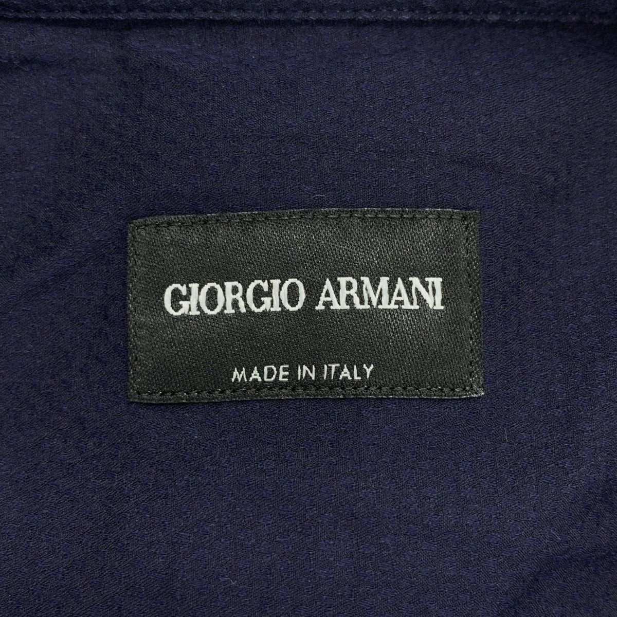 GIORGIO ARMANI / ジョルジオアルマーニ | コットン 総柄 シャツ | 38 | メンズ