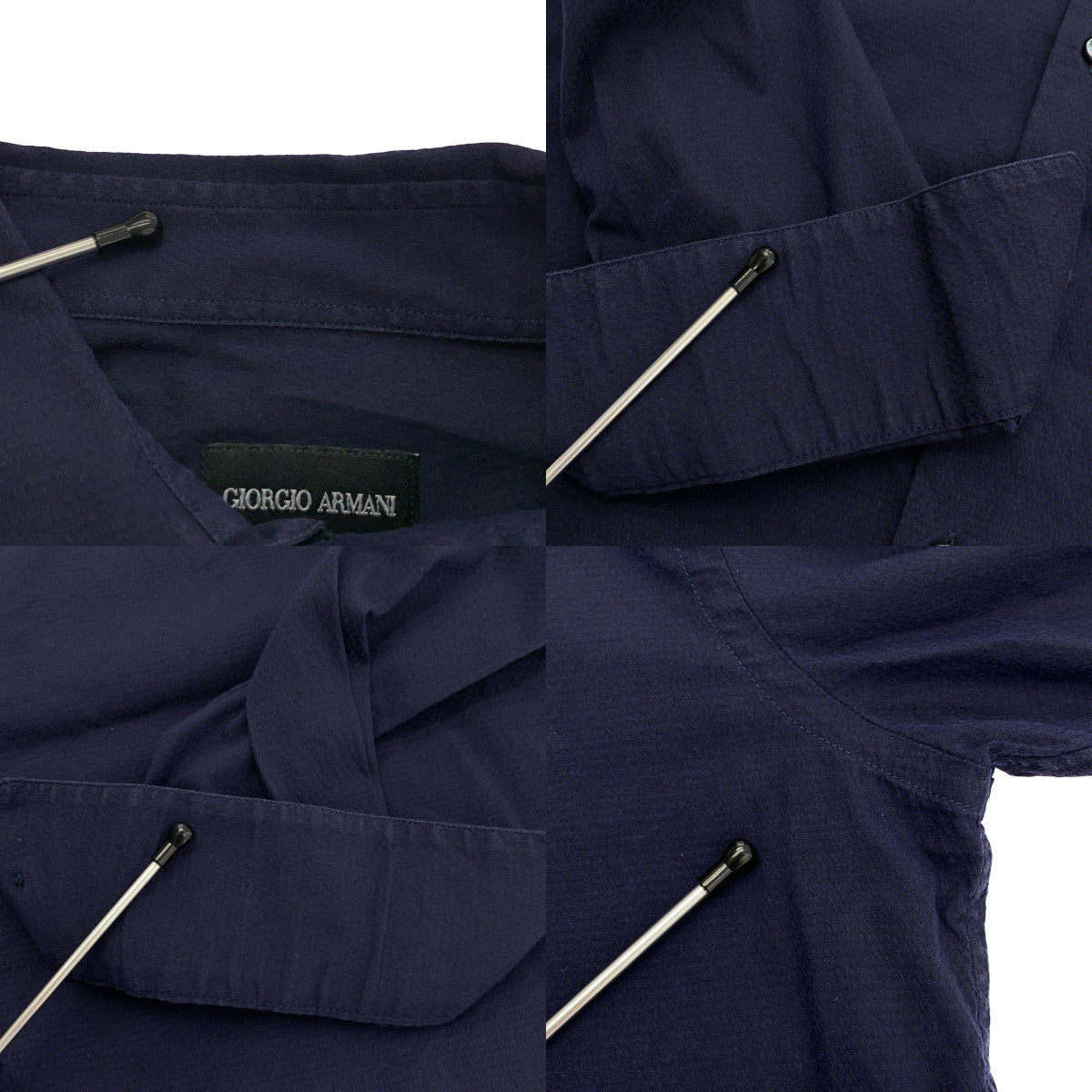 GIORGIO ARMANI / ジョルジオアルマーニ | コットン 総柄 シャツ | 38 | メンズ