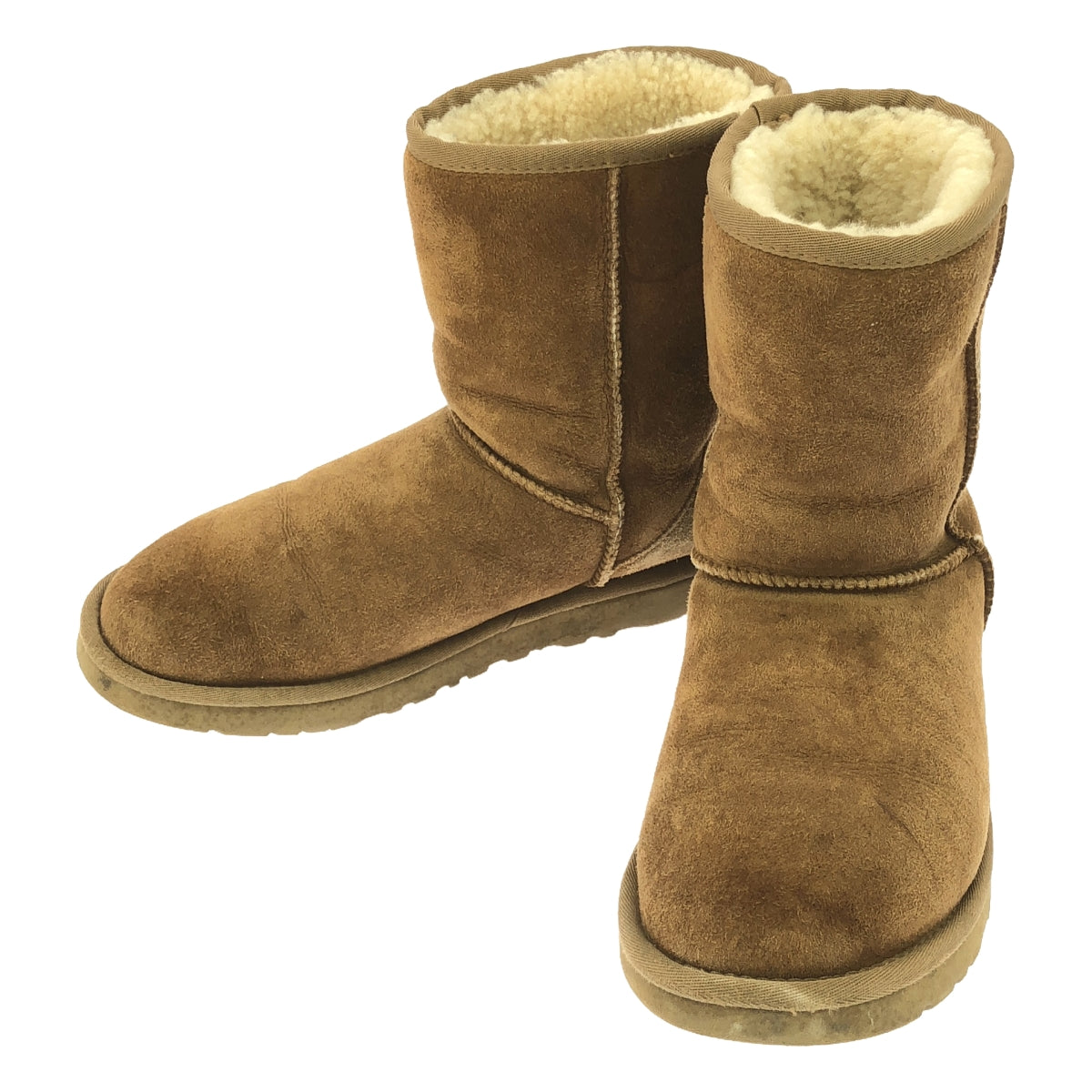 UGG | CLASSIC SHORT / 5825 Classic Short Sheepskin Boots | Size 24 | Brown | Women's