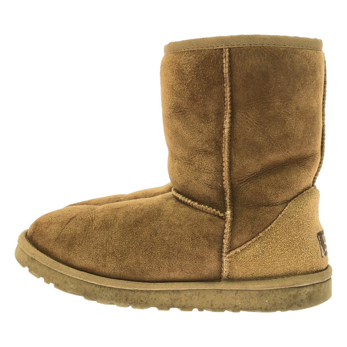 UGG | CLASSIC SHORT / 5825 Classic Short Sheepskin Boots | Size 24 | Brown | Women's