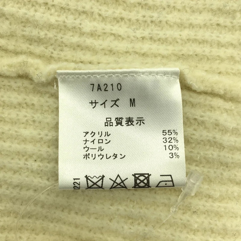 SEVEN TEN by MIHO KAWAHITO / セブンテンバイミホカワヒト | ブークレパワーショルダーニット | M | レディース