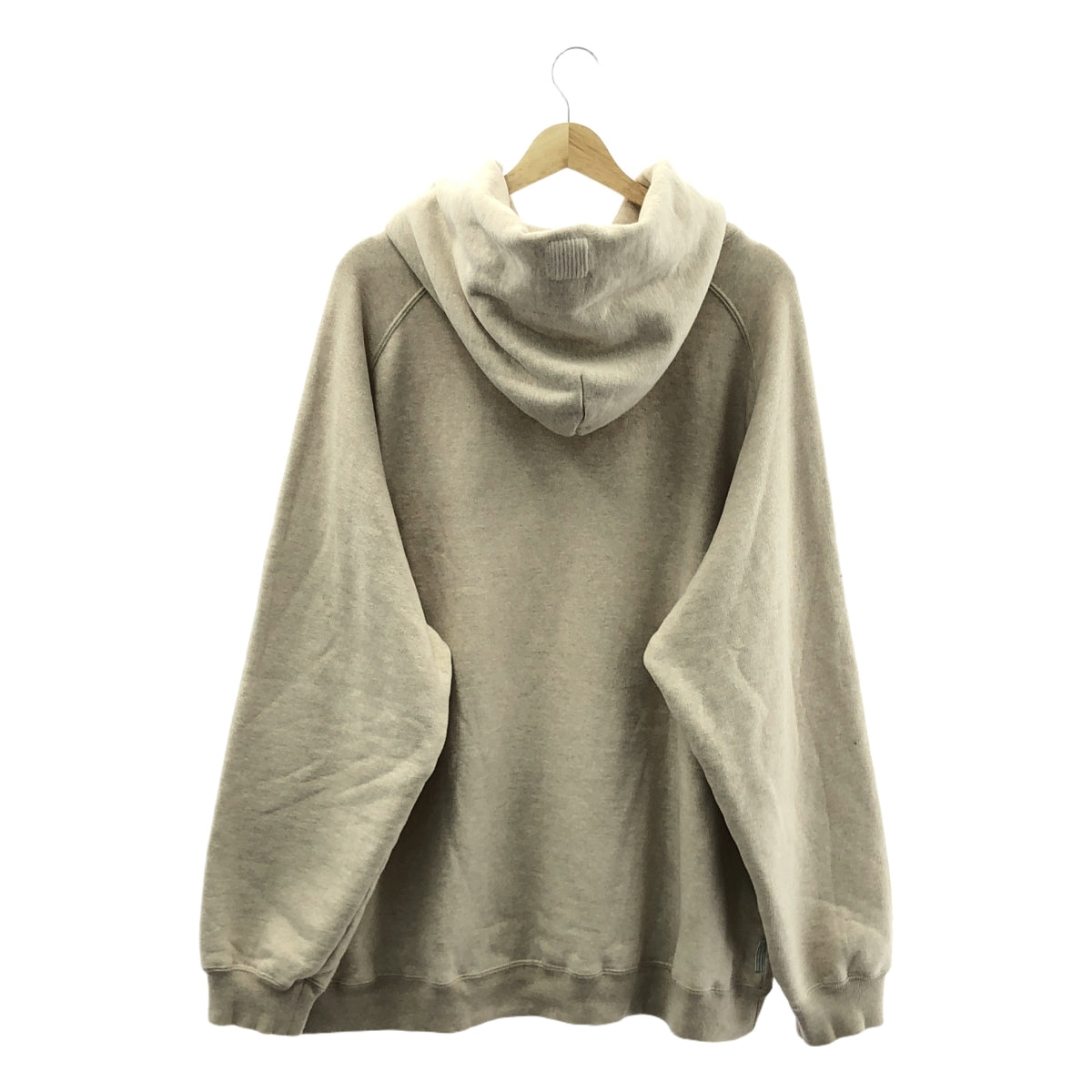 S.F.C (SFC) / エスエフシー | RAGLAN HOODIE  ロゴ 刺しゅう ラグランフーディー | XXL | ベージュ | メンズ